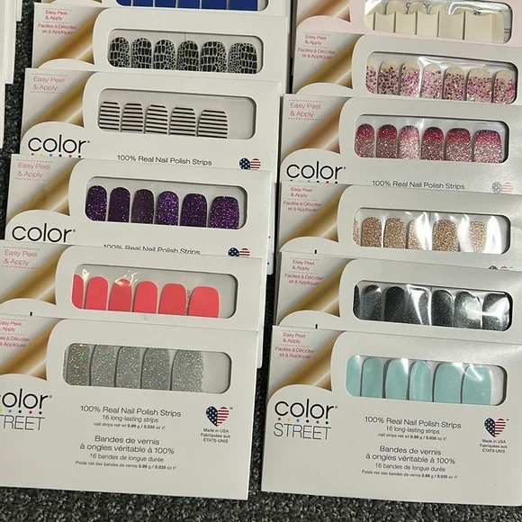 Color Street nail strips lot of 50 sets NWT - Picture 7 of 10